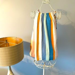 FINAL MARKDOWN Loft Striped Summer Top Sz L